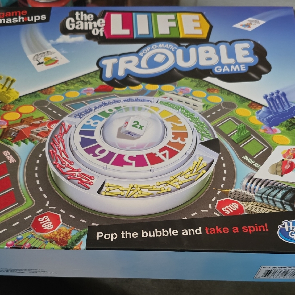 The Game of Life Trouble Board Game